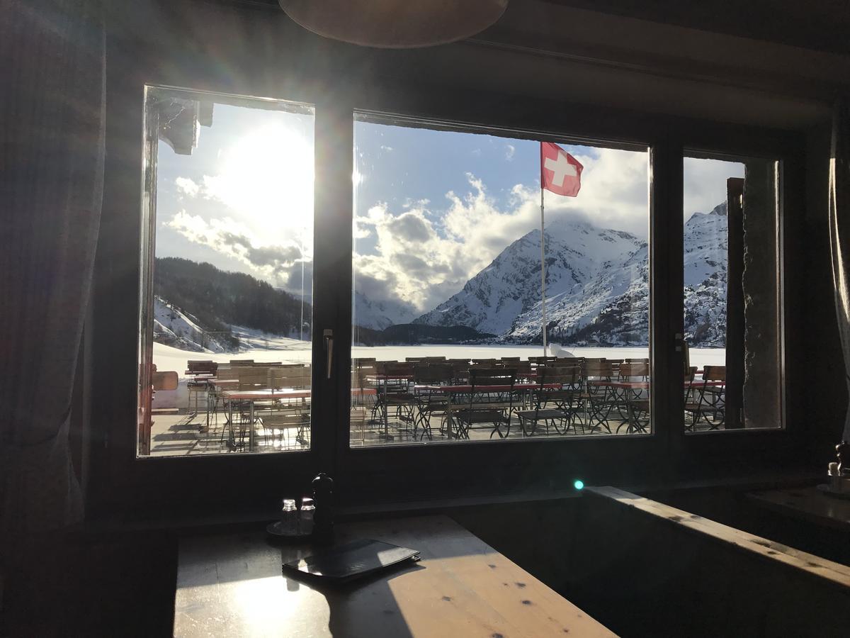 Hotel Ristorante Lagrev Малоя Экстерьер фото